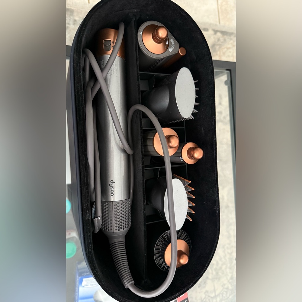 Dyson Hair Styling Set - Silver and Copper